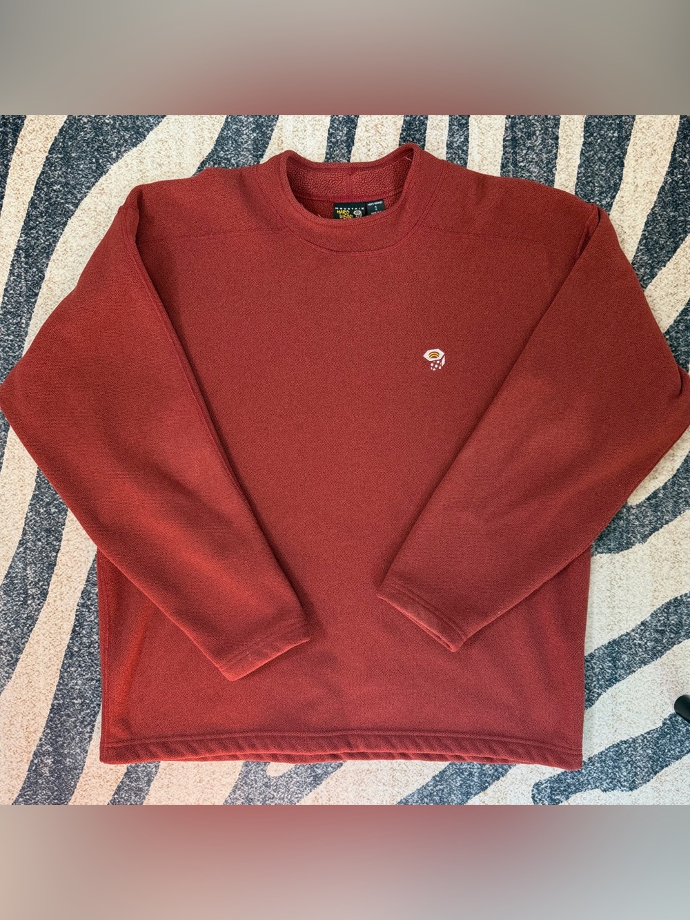 Mountain Hardware Rust Pullover Mock neck XL EUC